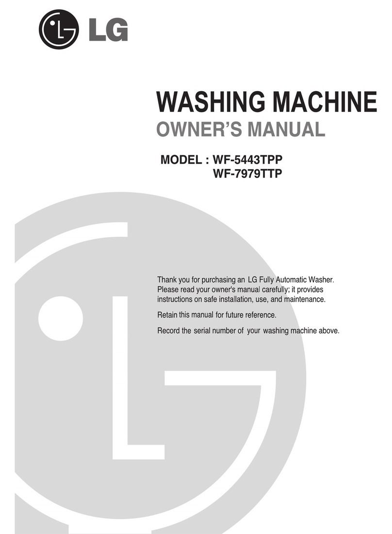 LG WF-5443TPP owner's manual