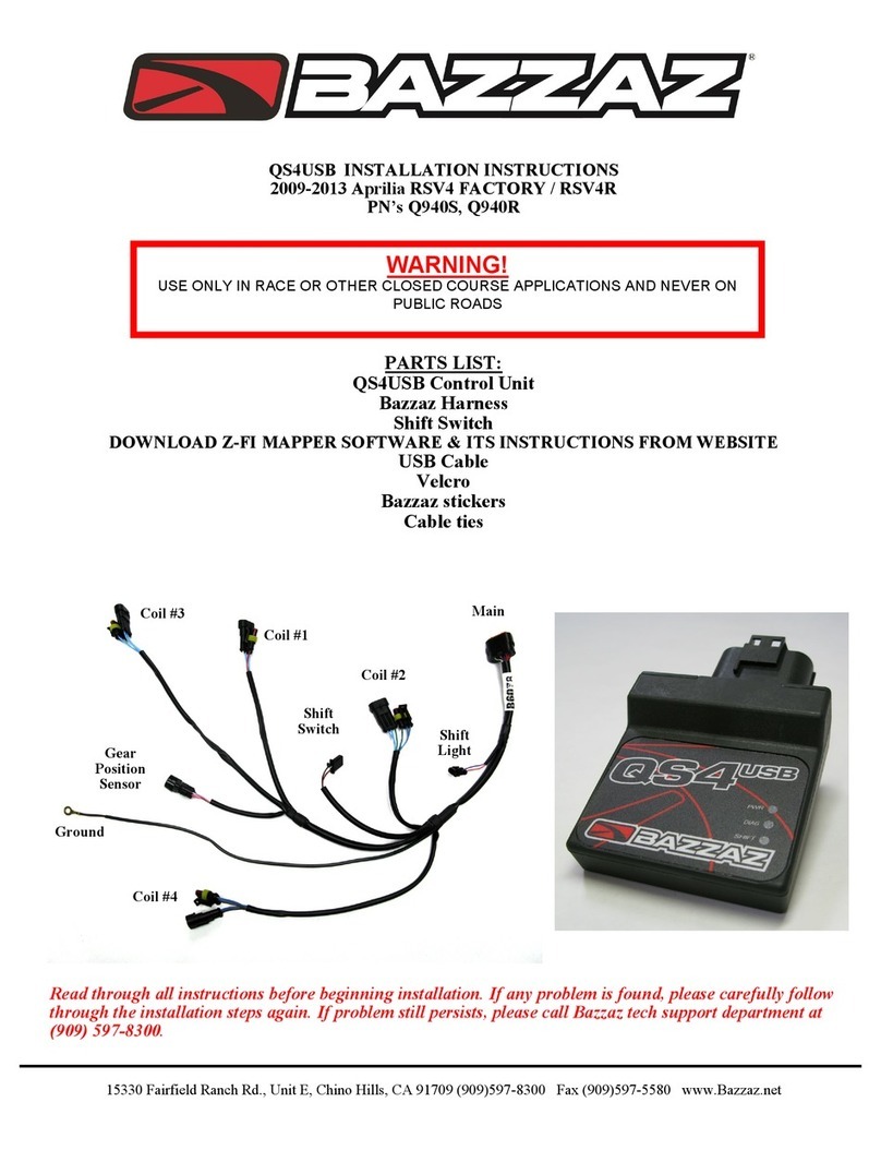 Bazzaz QS4USB installation instructions