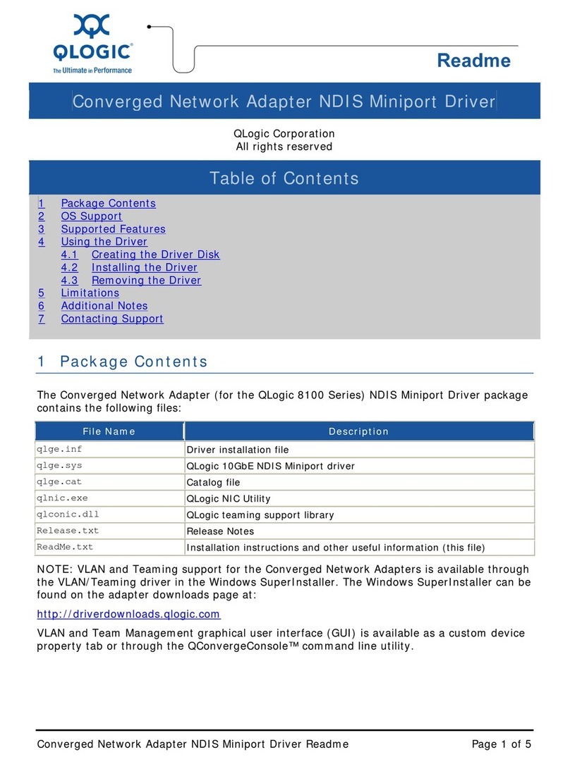 Qlogic Converged Network Adapter installation guide
