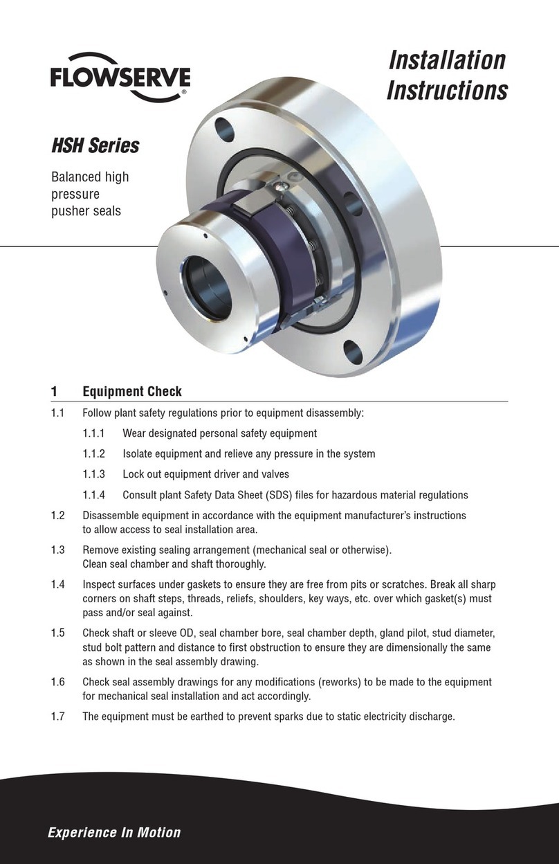 Flowserve HSH Series installation instructions
