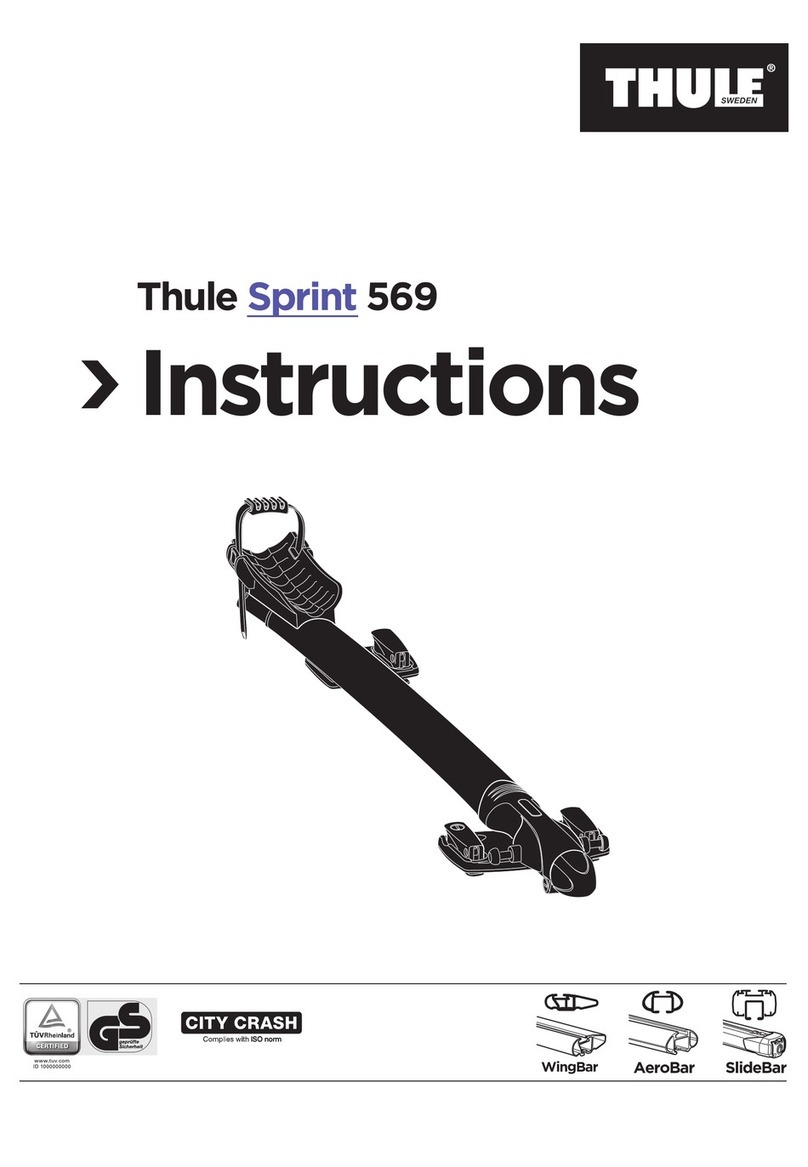 Thule Sprint 569 instructions