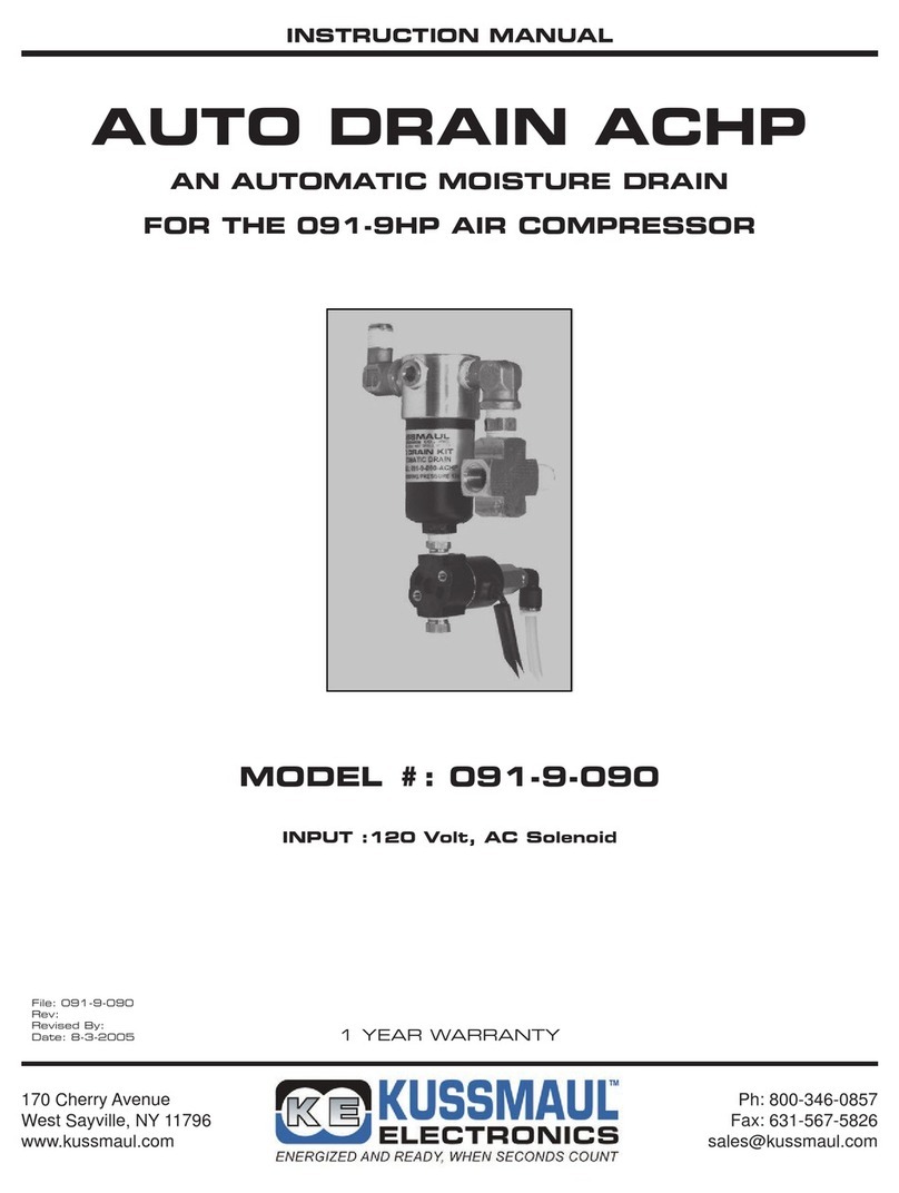 KUSSMAUL 091-9-090 instruction manual KUSSMAUL 091-9-090 instruction manual