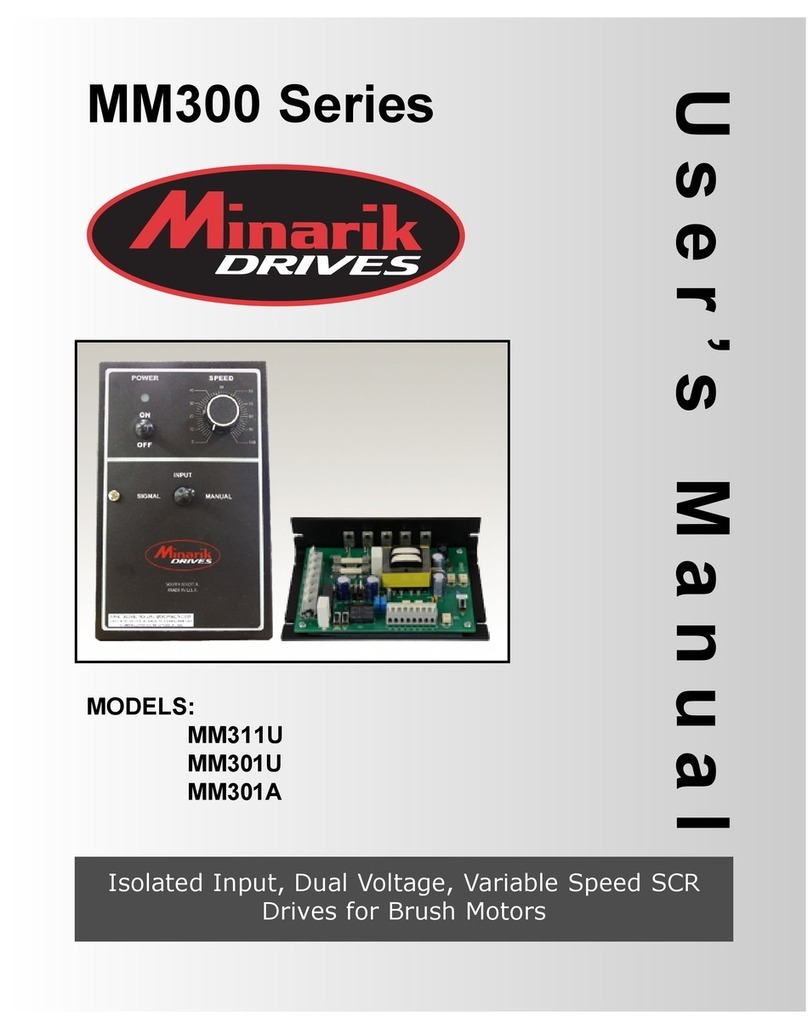 Minarik MM311U User manual
