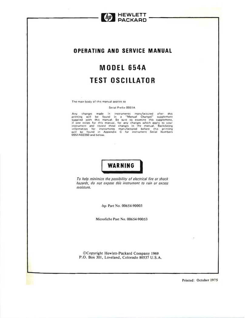 HP 654A Service manual HP 654A Service manual