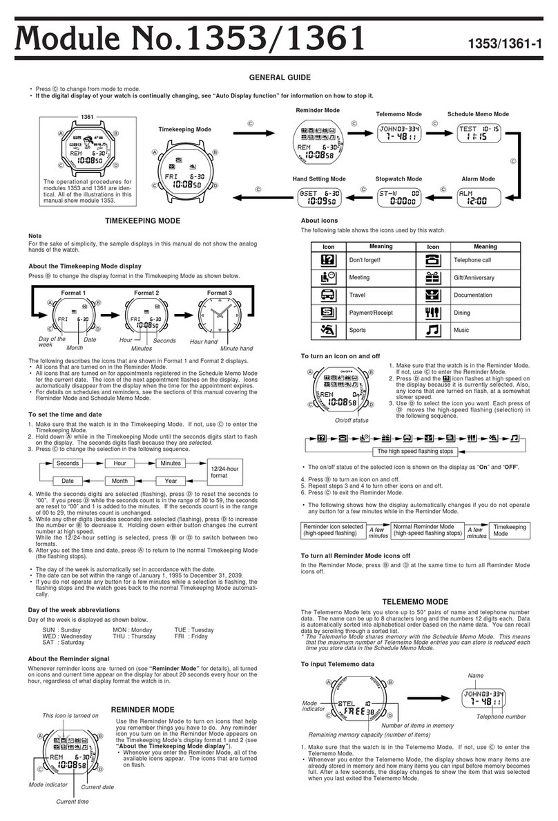 Casio 1353 Configuration guide Casio 1353 Configuration guide