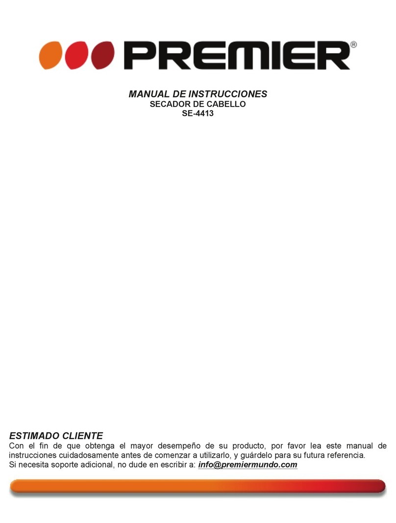 Premier SE-4413 instruction manual