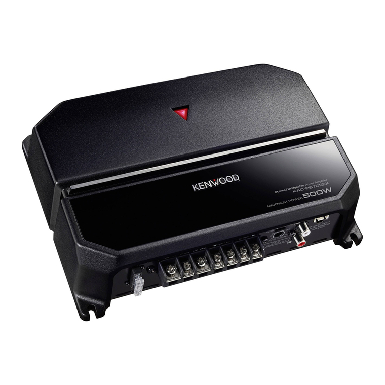 Kenwood KAC-PS702EX User manual