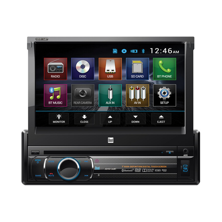 Dual xdvd136bt User manual