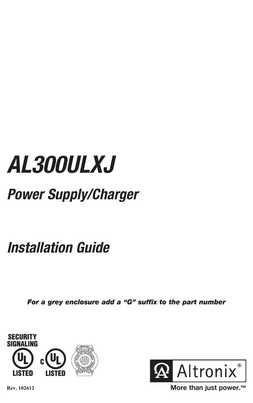 Altronix AL300ULXJ Operating and maintenance instructions