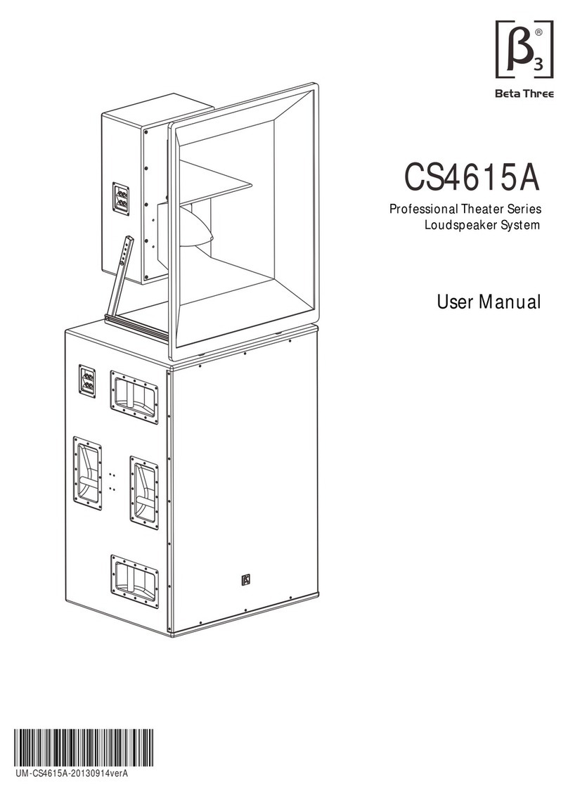 Beta Three CS4615A User manual Beta Three CS4615A User manual