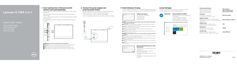 Dell Latitude 12 7285 User manual