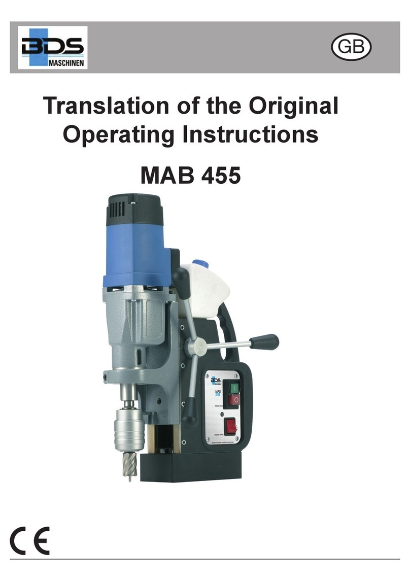 BDS MAB 455 Original operating instructions