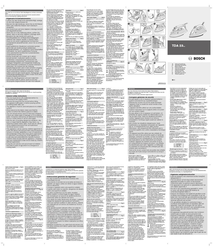 Bosch TDA 23 Series User manual Bosch TDA 23 Series User manual