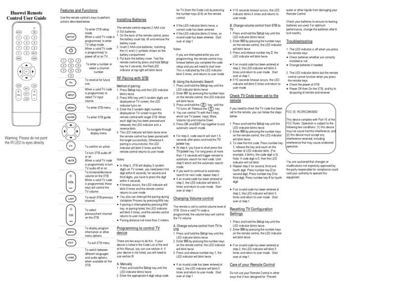 Huawei RC2843002 User manual