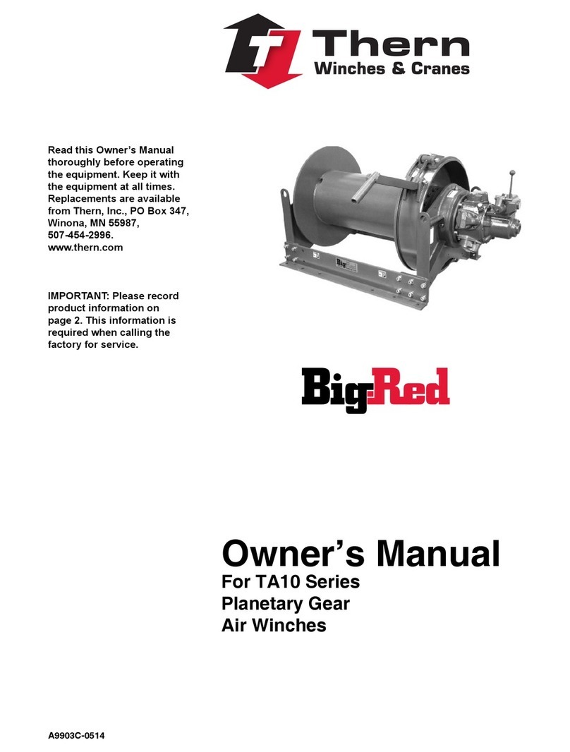 Thern TA10 Series User manual