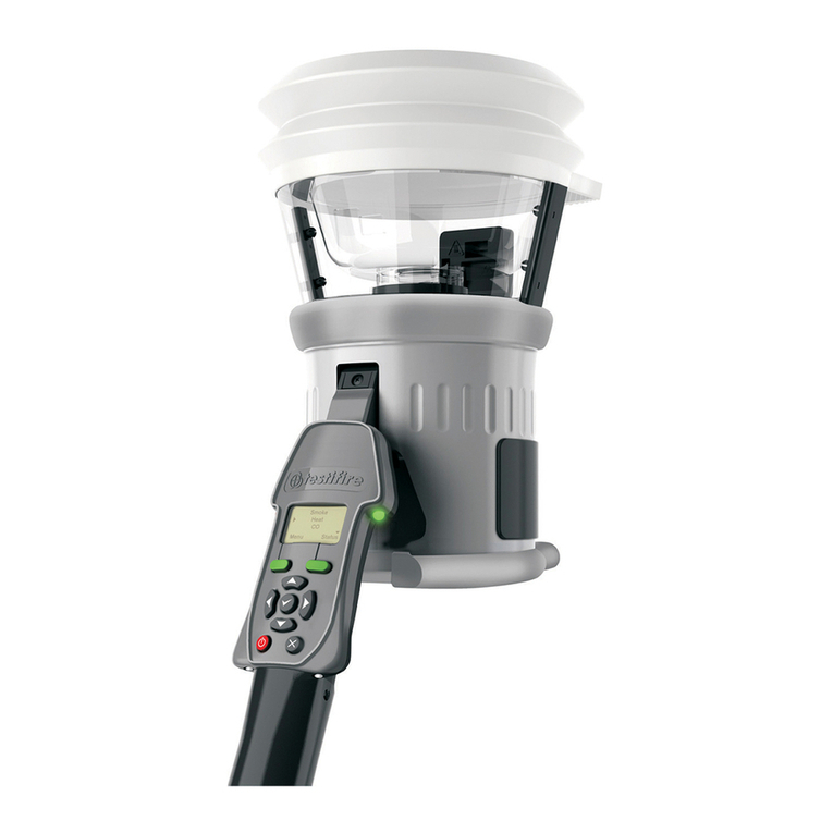 Detectortesters Testifire 1001 User manual