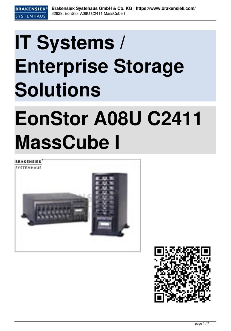Infortrend EonStor A08U-C2411 User manual