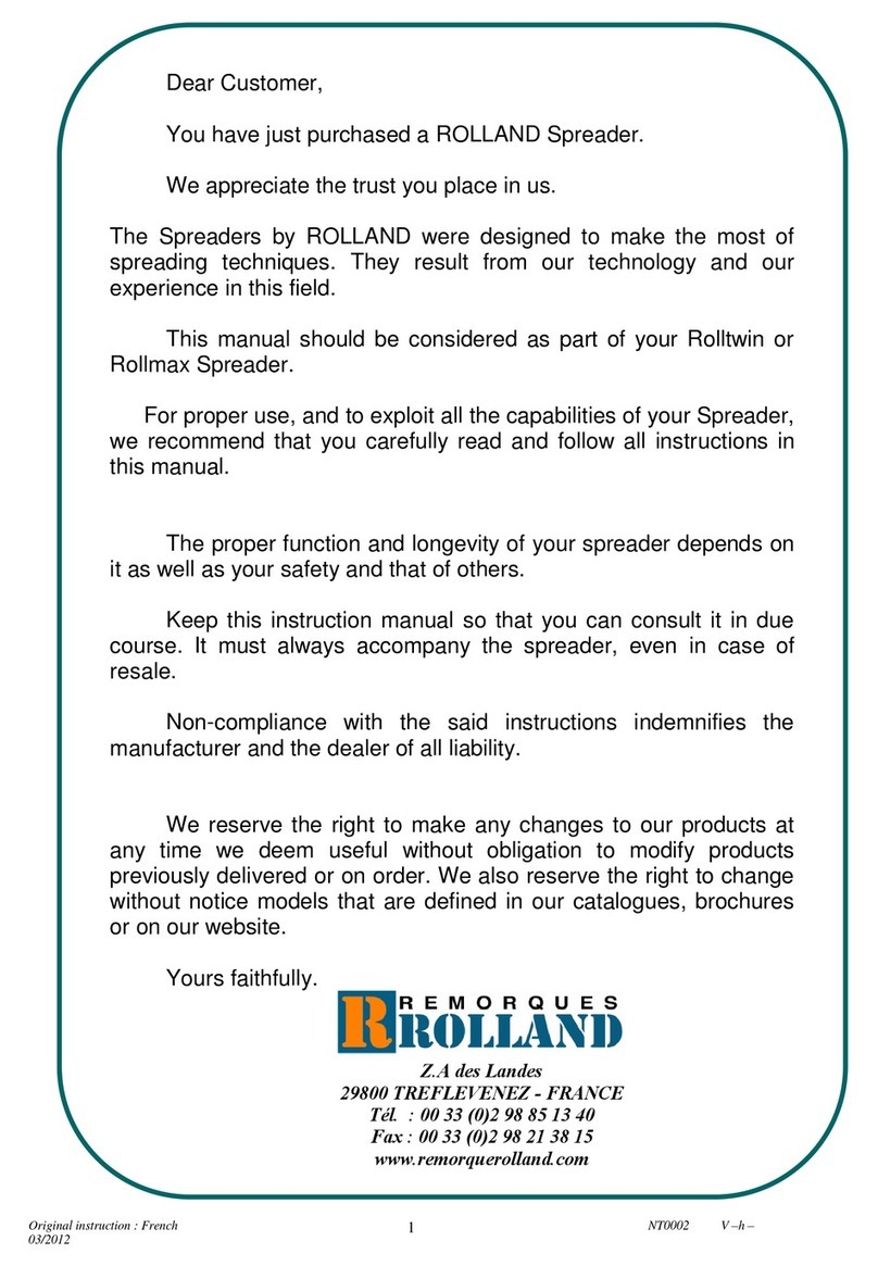 ROLLAND ROLLTWIN Original instruction ROLLAND ROLLTWIN Original instruction