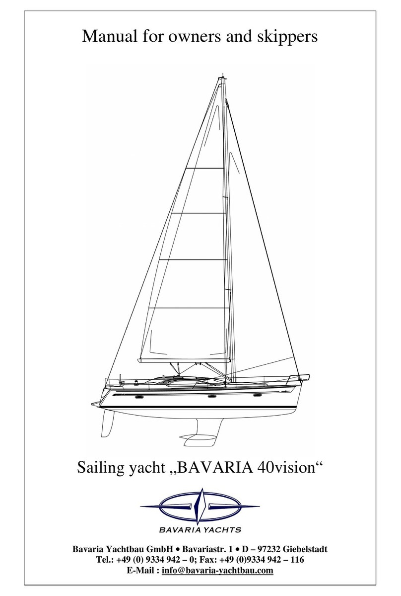 Bavaria Yachts 40vision Manual for owners and skippers