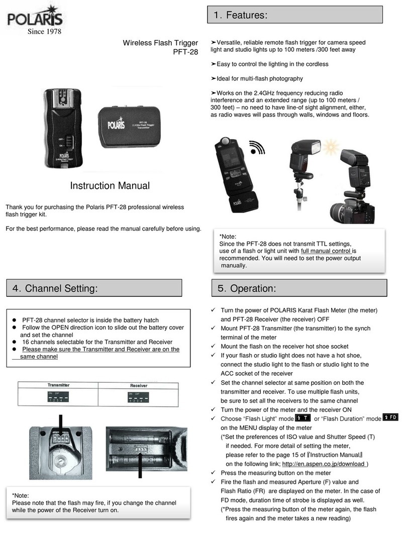 Polaris PFT-28 instruction manual