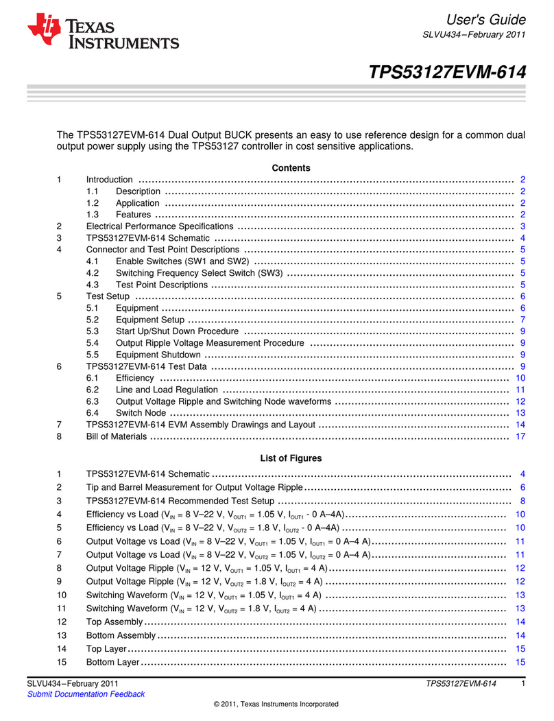Texas Instruments TPS53127EVM-614 User manual