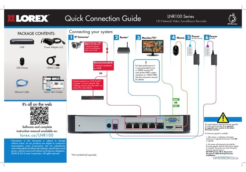 Lorex LNR100 SERIES Instruction Manual Lorex LNR100 SERIES Instruction Manual