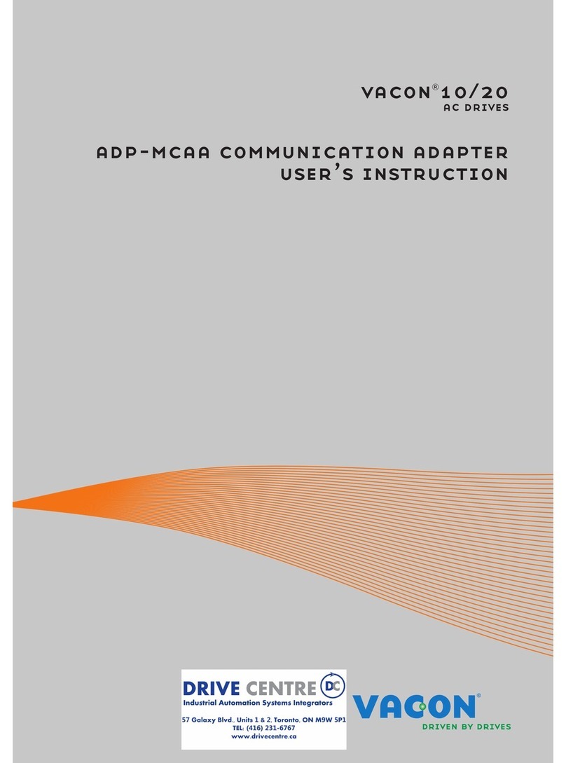 Vacon ADP-MCAA User manual
