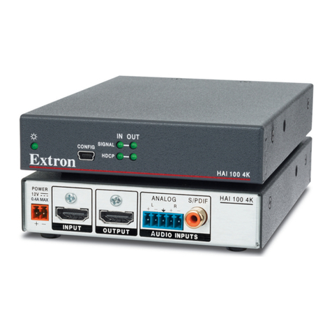 Extron electronics HAI 100 4K Manual
