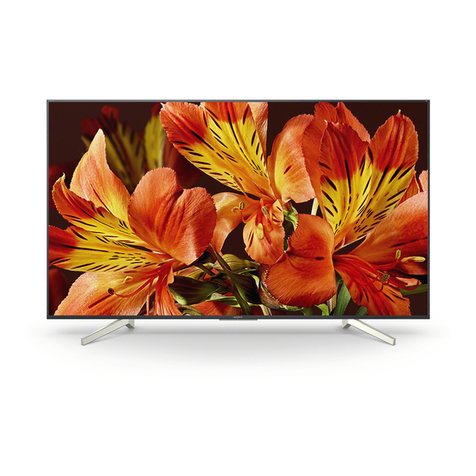 Sony BRAVIA XBR-85X850F User manual