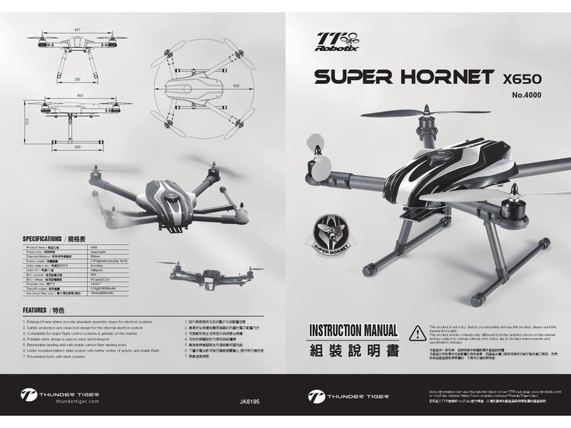 TT Robotix Super Hornet X650 instruction manual