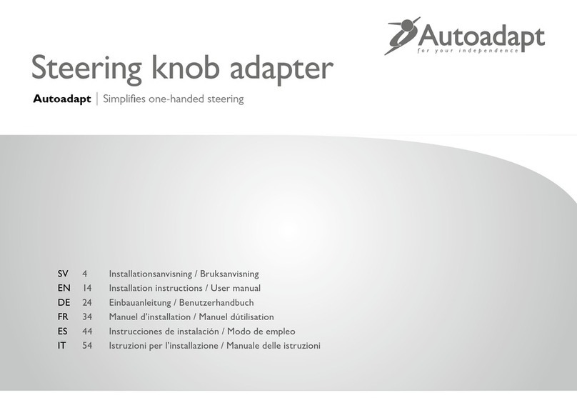 Autoadapt Steering knob adapter user manual