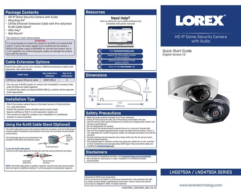 Lorex LND2750A SERIES User manual