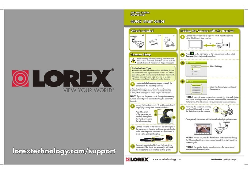 Lorex LW2960HAC1 User manual