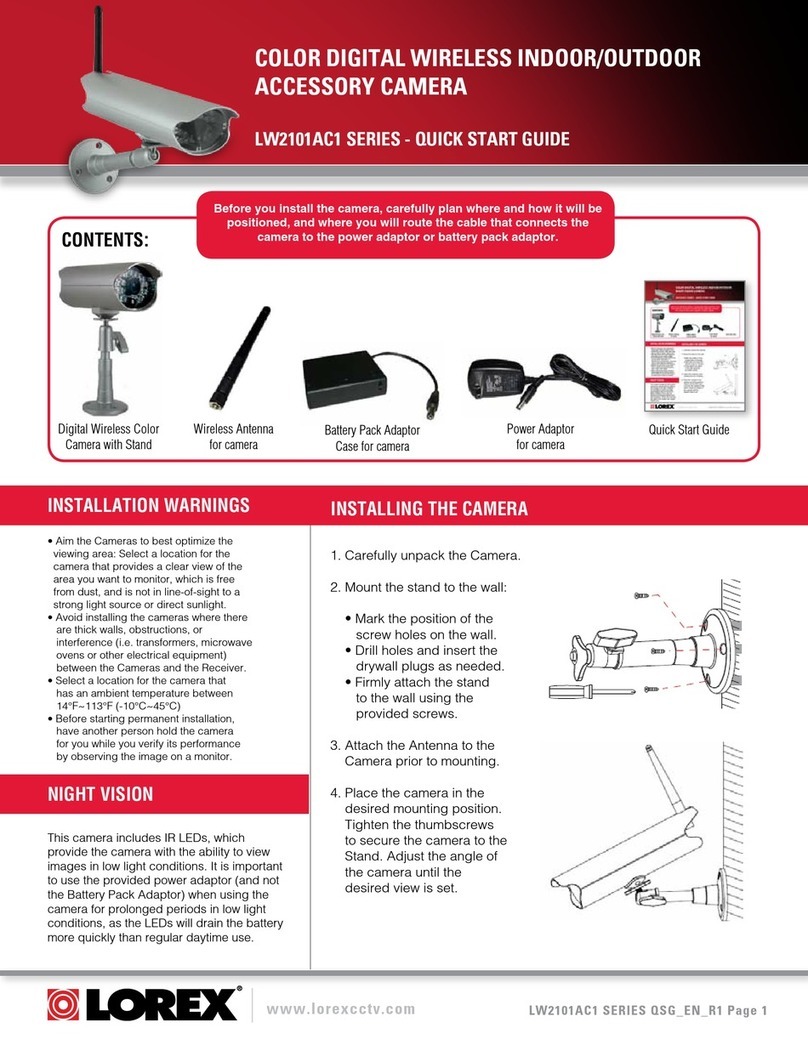 Lorex LW2101AC1 Series User manual