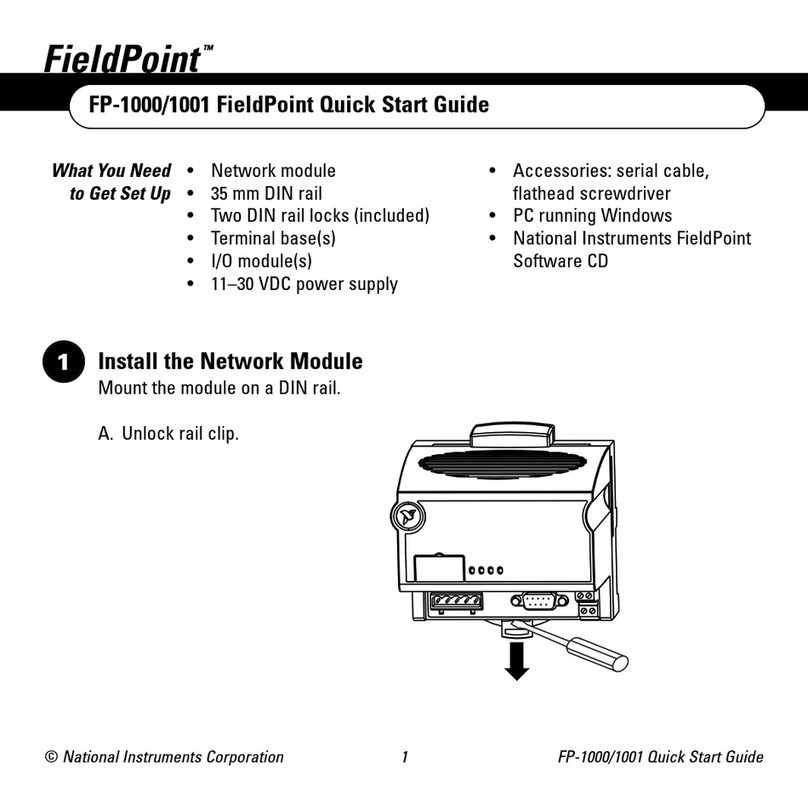 National Instruments FieldPoint FP-1001 User manual