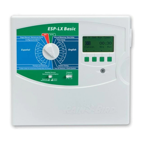Rain Bird ESP-LX Installation, programming, & user manual Rain Bird ESP-LX Installation, programming, & user manual