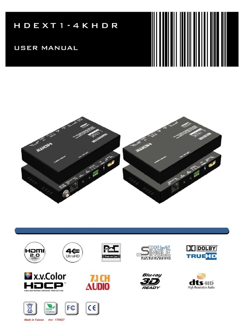 Link Brand HDEXT1-4KHDR User manual