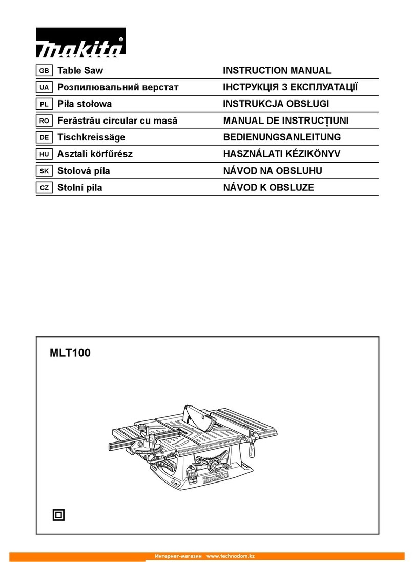 Makita MLT100 User manual