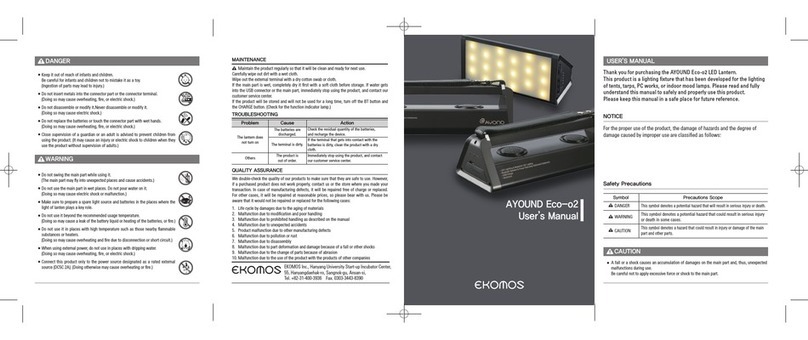 ekomos AYOUND ECO-O2 user manual