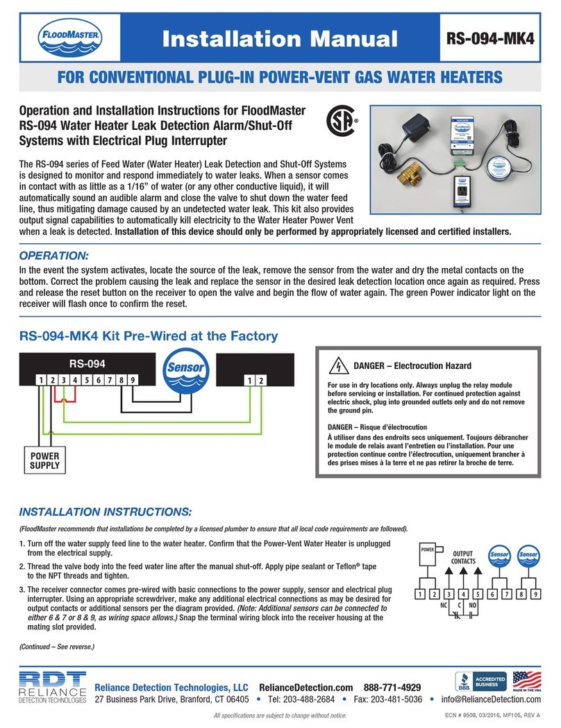 FloodMaster RS-094-MK4 installation manual