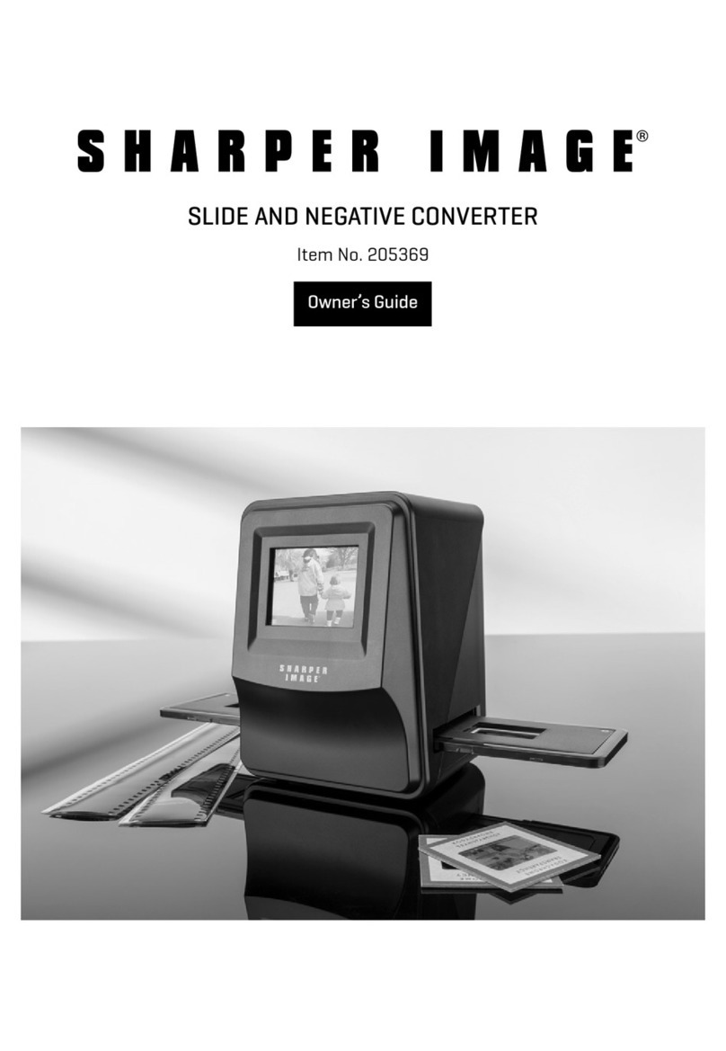 Sharper Image Slide and Negative Converter User manual