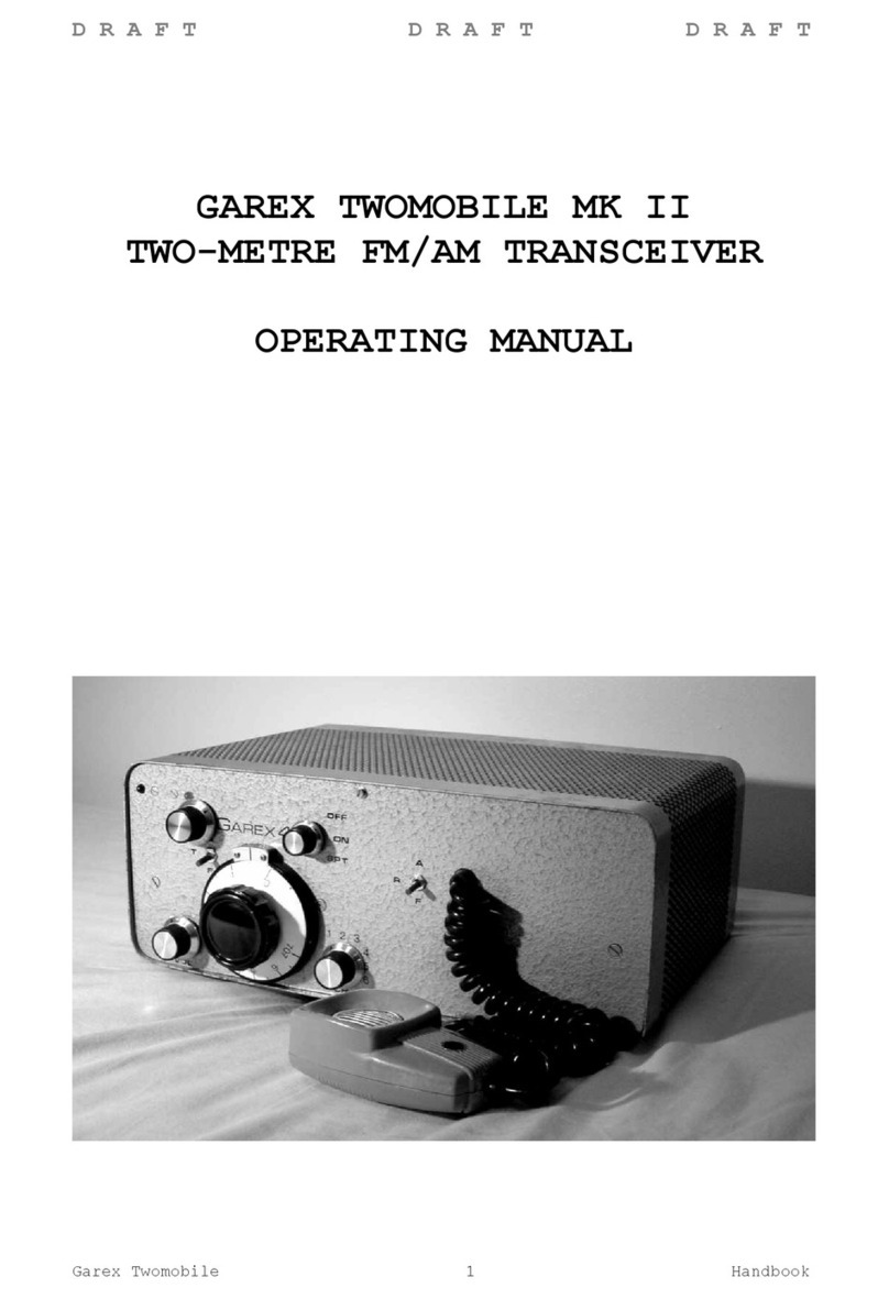 GAREX TWOMOBILE MK II operating manual