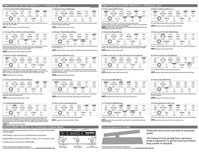 Eventide TimeFactor manual