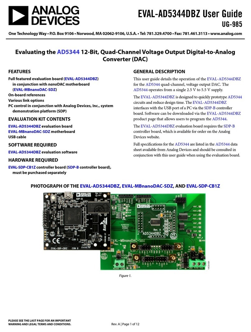 Analog Devices EVAL-AD5344DBZ User manual