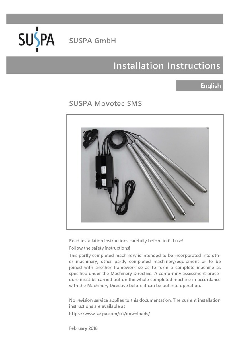 Suspa Movotec SMS installation instructions