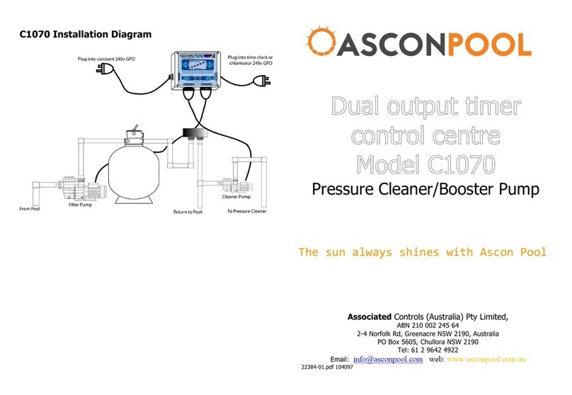 Associated Controls AsconPool C1070 Installation Associated Controls AsconPool C1070 Installation