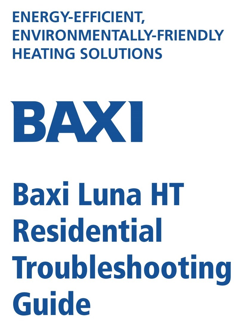 Baxi Luna HT Residential series troubleshooting guide