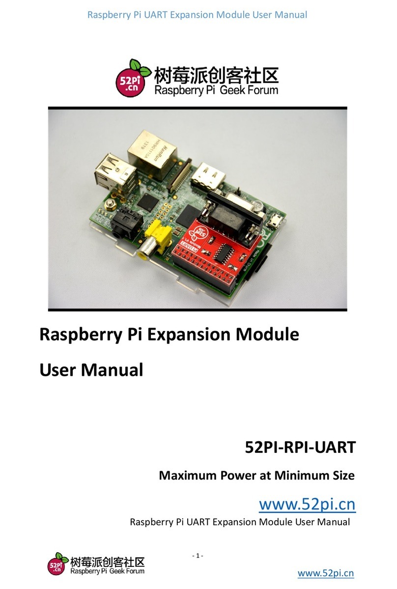 Raspberry Pi 52PI-RPI-UART User manual