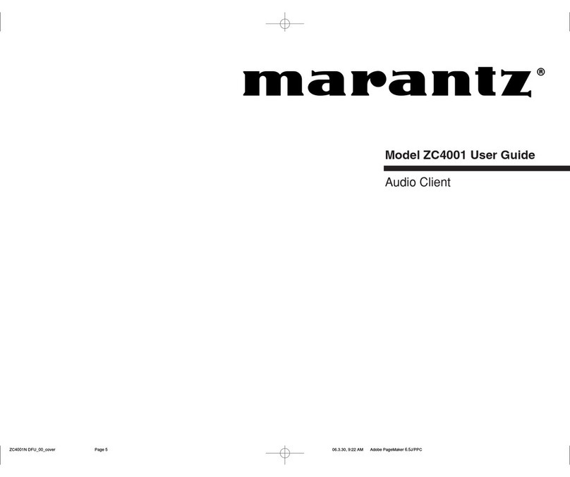 Marantz ZC4001 user guide