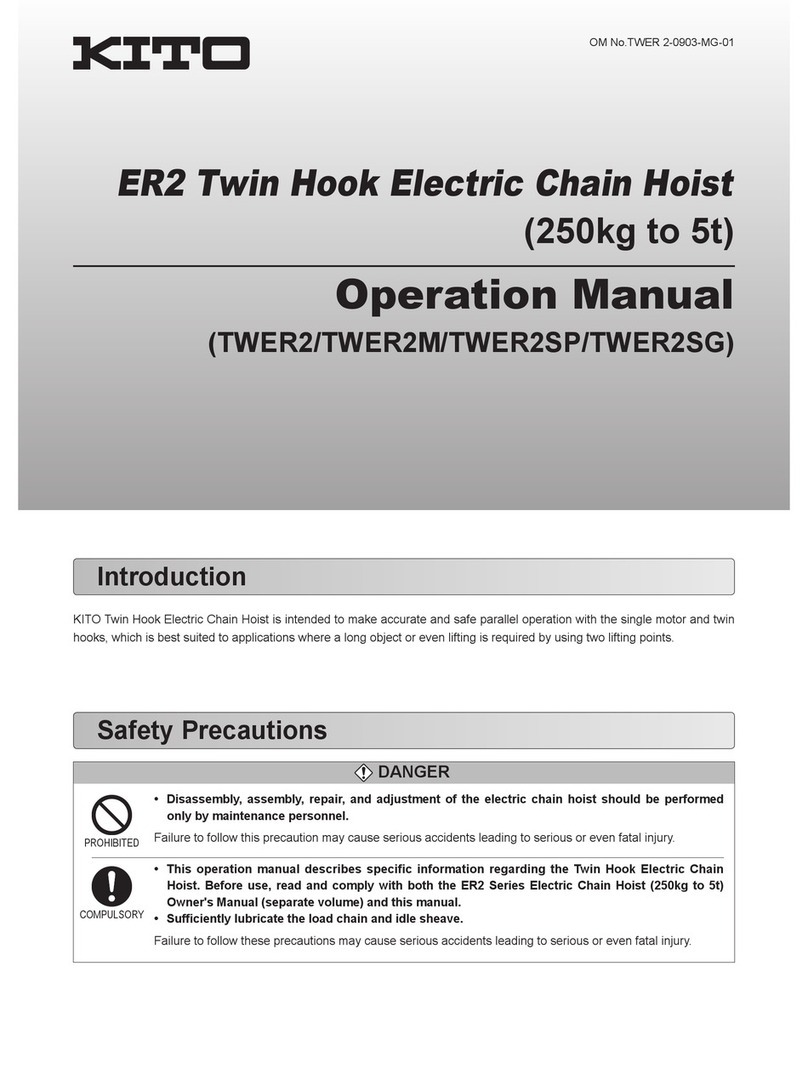 KITO TWER2 Installation manual